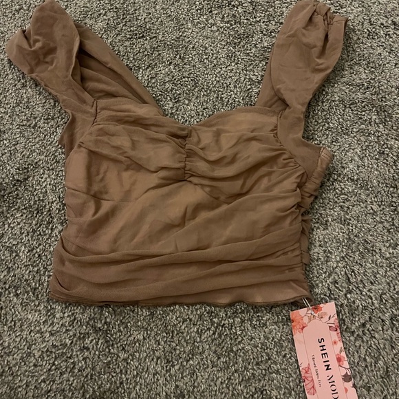 Tops - Going out brown top